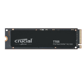 Памет SSD 1TB Crucial T705, NVMe, M.2 (2280), скорост на четене до 13600MB/s, скорост на запис до 10200MB/s | JAR Computers Памет SSD 1TB Crucial T705 CT1000T705SSD3