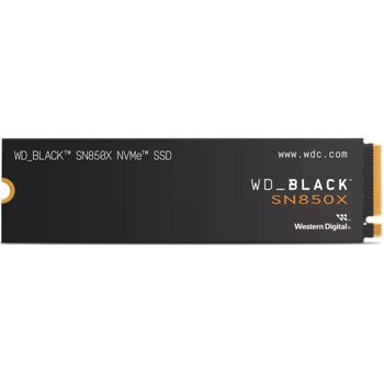 Памет SSD 8TB, Western Digital WD_BLACK SN850X, NVMe, M.2 (2280), скорост на четене до 7200MB/s, скорост на запис до 6600MB/s | JAR Computers Western Digital WD_BLACK SN850X 8TB WDS800T2X0E