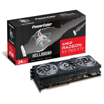 Видео карта AMD Radeon RX 7900 XTX, 24GB, PowerColor HELLHOUND, PCI-E 4.0, 384-bit, DisplayPort, HDMI | JAR Computers PowerColor RX 7900 XTX OC 24GB RX7900XTX 24G-L/OC