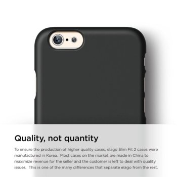 Elago S6P Slim Fit 2 Case + HD Clear Film black