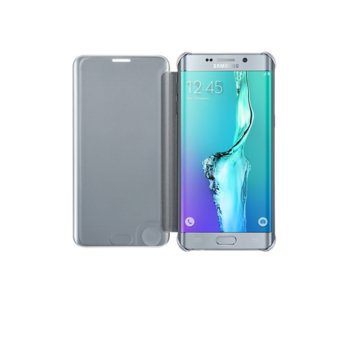 Clear View Cover Samsung Edge Silver