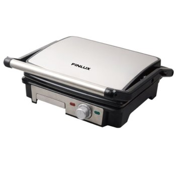 Грил преса Finlux FCG-2008M, корпус метал, 2000W | JAR Computers Finlux FCG-2008M