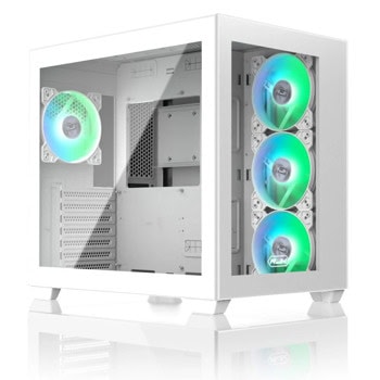Кутия Raijintek PAEAN C7 WHITE, ATX/Micro ATX/Mini-ITX, 1x USB Type-C, 2x USB 3.0, с прозорец, бяла, без захранване | JAR Computers Raijintek PAEAN C7 WHITE 0R20B00223