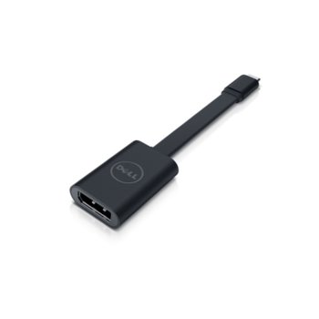 Адаптер Dell 470-ACFC от USB C(м) към DP(ж), черен | JAR Computers Dell H21XJ USB C(м) към DP(ж) 470-ACFC