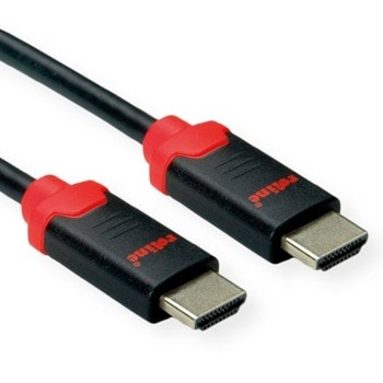 Кабел Roline 11.04.5943, от HDMI(м) към HDMI(м), 3m, Ultra HD 10K 10240x4320, черен | JAR Computers Roline 11.04.5943