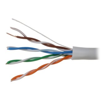 Кабел Dahua, UTP, Cat. 5e, 1m, бял | JAR Computers Dahua 4P PVC UTP cat. 5e 1m DH-PFM920I-5EUN1M