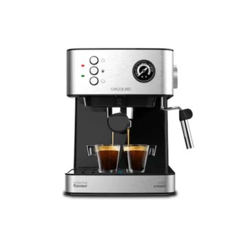 Кафемашина еспресо Cecotec 1556 Espresso 20 Profetional, 850W, 20 bar, капацитет на резервоара за вода 1.6л., светлинен индикатор за всяка функция, инокс | JAR Computers Cecotec 1556 Espresso 20 Profetional TA18552