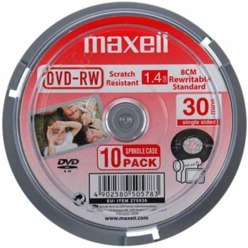Оптичен носител DVD-RW media 1.4GB MAXELL | JAR Computers DVD-RW media 1.4GB MAXELL