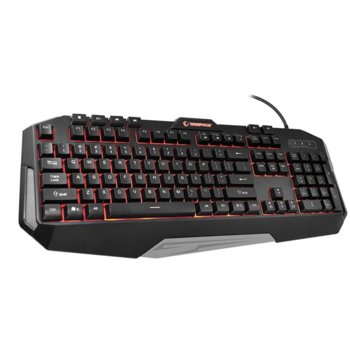 Клавиатура Everest Rampage KB-RX7 ALPOR Gray, гейминг, USB, RGB подсветка, черна | JAR Computers Everest Rampage KB-RX7 ALPOR Gray