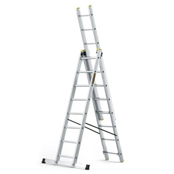 Стълба Drabest, алуминиева, 5.05м | JAR Computers Стълба Drabest DR-AL-DP-PRO-3X8+H