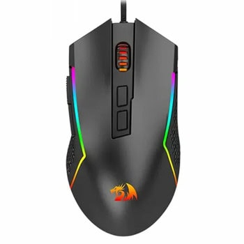Мишка Redragon Trident Lite M613-RGB, оптична (8000 dpi), USB, черна, гейминг, RGB подсветка, 7 програмируеми бутона | JAR Computers Redragon Trident Lite M613-RGB