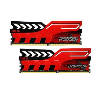 Geil 16GB (2x 8GB) DDR4 3000Mhz EVO FORZA Red