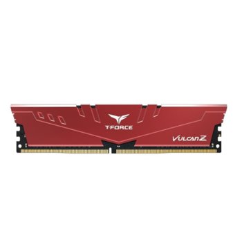 Памет 8GB DDR4 3000MT/s, Team Group T-Force Vulcan Z TLZRD48G3000HC16C01, 1.35 V, червена | JAR Computers Team Group T-Force Vulcan Z 8GB 3000MHz
