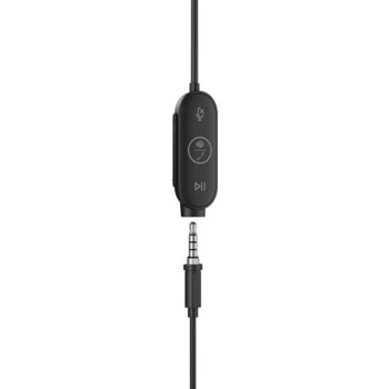 Logitech Zone Wired Earbuds GRAPHITE 981-001009