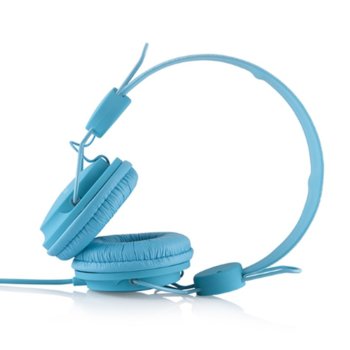 Слушалки с микрофон Modecom MC-400 FRUITY (сини)