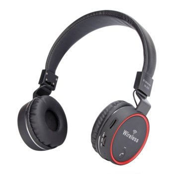 Слушалки VCom M-270, безжични, микрофон, Bluetooth, FM radio, MicroSD, Aux, черни | JAR Computers Безжични слушалки VCom M 270