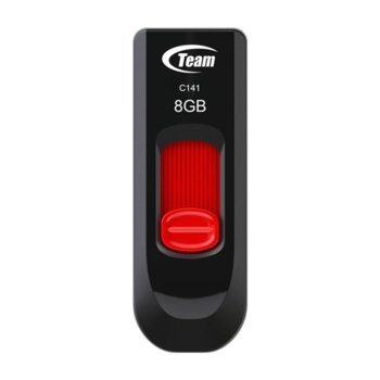 Памет 8GB USB Flash Drive, Team Group Elite C141, USB 2.0, черна | JAR Computers Team Group Elite C141 8GB
