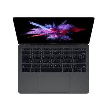 Лаптоп Apple MacBook Pro 13(MPXQ2ZE/A)(сив), двуядрен Kaby Lake Intel Core i5-7360U 2.3/3.6GHz, 13.3" (33.78 cm) WQXGA Retina дисплей(Thunderbolt 3), 8GB LPDDR3, 128GB SSD, 4x Thunderbolt 3, MacOSX Sierra, 1.37 kg | JAR Computers Apple MacBook Pro 13 MPXQ2ZE/A
