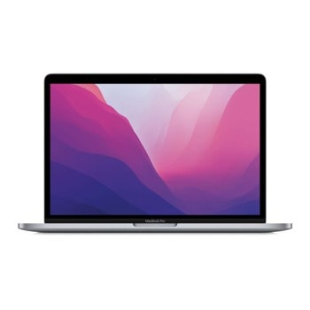 Лаптоп Apple MacBook Pro 13 (Z11C0000G)(сив), осемядрен Apple M1 Pro 3.20 GHz, 13.3" (33.78 cm) WQXGA Retina дисплей(Thunderbolt 3), 16GB LPDDR4X, 512GB SSD, 2x Thunderbolt 3, MacOS, 1.58 kg | JAR Computers MacBook Pro 13 Z11C0000G