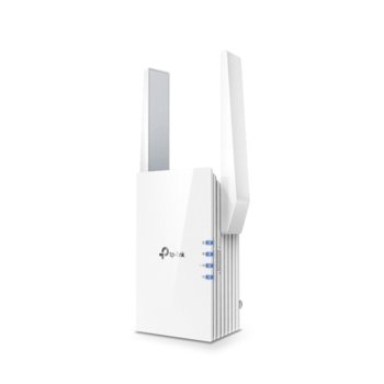 Range Extender/Репитер TP-Link RE505X, 2.4GHz (300Mpbs)/ 5.0GHz (1200Mbps), 1x 10/100/1000M, 2 външни антени, AX Wi-Fi 6 | JAR Computers TP-Link RE505X AX1500