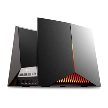 Рутер TP-Link Archer GE800, 19000Mbps, 2.4GHz (1376Mbps)/5GHz (5760Mbps)/6GHz (11520Mbps), Wireless BE, 1x LAN 100/1000/2500/10000Mbps SFP+, 1x WAN 100/1000/2500/10000Mbps SFP+, 8x вътрешни антени | JAR Computers TP-Link Archer GE800