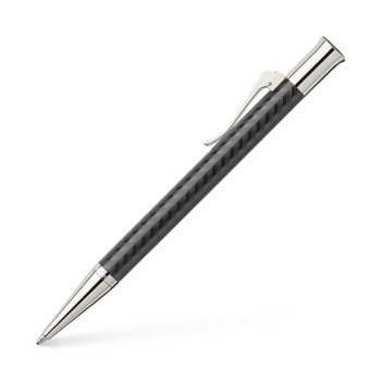Химикалка Faber-Castell Guilloche шеврон, 0.7 mm дебелина на писане, черен цвят на писане, черна | JAR Computers Graf von Faber-Castell Химикалка Guilloche шеврон