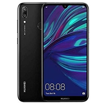 Huawei Y7 2019 Midnight Black + Silicon Protective