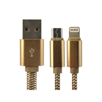 LDNIO LC86 USB A(м) към Micro USB за Apple, 1m