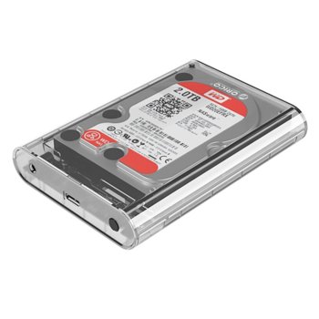 Orico 3.5inch Transparent USB Case 3139U3