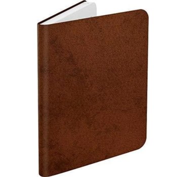 Калъф за електронна книга BOOKEEN Classic - Denim Brown, за PocketBook Diva/Diva HD, 6" (15.24 cm), еко кожа, кафяв image