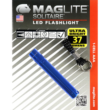 Фенер MAGLITE SOLITAIRE LED, 1x батерия AA, 37 lm, водоустойчив, син image