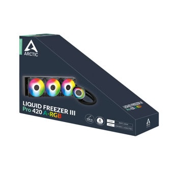 охлаждане arctic liquid freezer iii pro 420 a-rgb