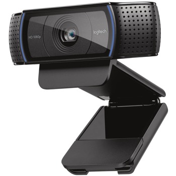 Уеб камера Logitech HD Pro Webcam C920, Full HD (1920x1080@30fps), стерео микрофони, USB | JAR Computers Logitech HD Pro Webcam C920 1080p