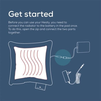 Beurer HK 77 Heaty obsidian-blue 20080 | JAR Computers Beurer HK 77 Heaty obsidian-blue 20080