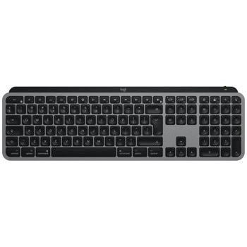 Клавиатура Logitech MX Keys S for Mac, безжична, подсветка, US International подредба, тъмносива, Bluetooth | JAR Computers Logitech MX Keys S for Mac Space Grey US Internt