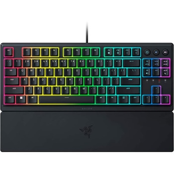 Клавиатура Razer Ornata V3 Tenkeyless, Mecha-Membrane Switch, гейминг, RGB подсветка, черна | JAR Computers Razer Ornata V3 Tenkeyless RZ03-04880100-R3M1