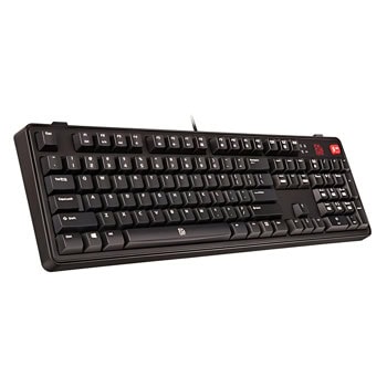 Клавиатура Thermaltake Meka PRO Lite, механичка, Cherry MX Blue суич, гейминг, черна, USB | JAR Computers Thermaltake Meka PRO Lite KB-MGP-BLBNUS-01