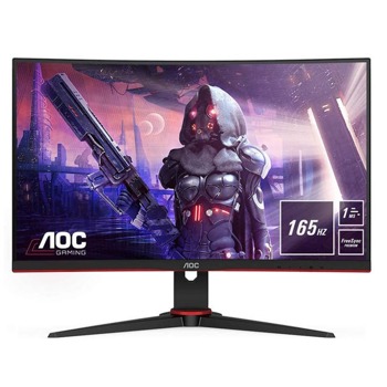 Монитор AOC C24G2AE/BK, 23.6" (59.94 cm) VA панел, 165Hz, Full HD, 1 ms, 80M:1, 250cd/m2, DisplayPort, HDMI, VGA | JAR Computers AOC C24G2AE/BK