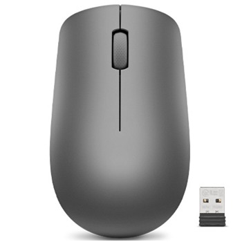 Мишка Lenovo 530 Wireless Graphite, оптична (1200 dpi), безжична, USB, сива image