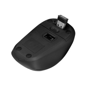 TRUST Yvi Fabric Wireless Mouse - black 22628