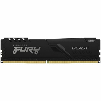Памет 16GB DDR4 3200MT/s, Kingston FURY Beast Black KF432C16BB1/16, 1.35 V | JAR Computers Kingston FURY Beast Black 16GB 3200MHz DDR4