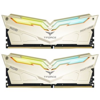 Памет 16GB (2x8GB) DDR4 3200 MT/s, TeamGroup Night Hawk Legend, TF7D416G3200HC14ADC01 1.35V | JAR Computers TeamGroup Night Hawk Legend RGB 16GB (2x8GB)