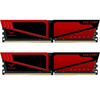 Памет 8GB (2x4GB) DDR4 2666MT/s, Team Group T-Force Vulcan, TLRED48G2666HC15BDC01, 1.2V | JAR Computers Team Group T-Force Vulcan 8GB (2 x 4GB)
