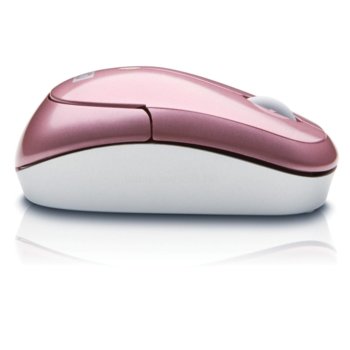 HP Wireless Laser Mini Mouse (Pink) безжична