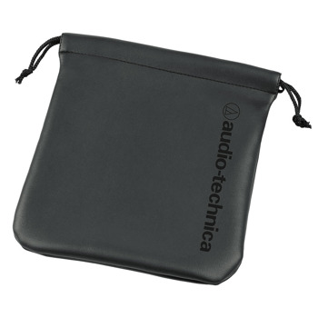 Торбичка за съхранение и транспорт Audio-Technica ATPT-POUCH2, за Аudiо-Тесhniса М серия, кожена, черна | JAR Computers Торбичка Audio-Technica ATPT-POUCH2
