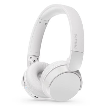Слушалки Philips TAH4209WT/00, безжични, Bluetooth, микрофон, 32mm говорители, до 55 часа време на работа, бели | JAR Computers Philips TAH4209WT/00