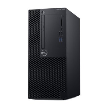 Настолен компютър Dell OptiPlex 3060 MT (S041O3060MTUCEE_UBU-14), четириядрен Coffee Lake Intel Core i3-8100 3.60 GHz, 8GB DDR4, 1TB HDD, 4x USB 3.1, клавиатура и мишка, Ubuntu Linux | JAR Computers Dell OptiPlex 3060 MT (S041O3060MTUCEE_UBU-14)