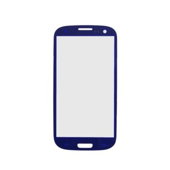 Резервно външно стъкло за Galaxy S3, тъмносин
