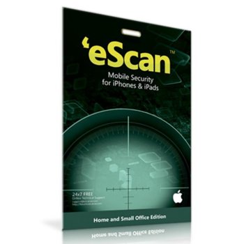 Софтуер eScan Mobile-Virus Security for iPhones & iPads, за 1 потребител, 1 година | JAR Computers eScan Mobile Virus Security for iPhones and iPads
