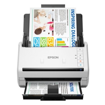 Скенер Epson WorkForce DS-530II, 600 x 600 dpi, A4, двустранно сканиране, ADF, USB | JAR Computers Epson WorkForce DS-530II